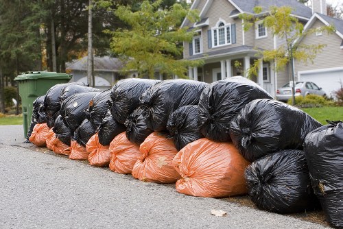 Professional placement and handling of skip containers